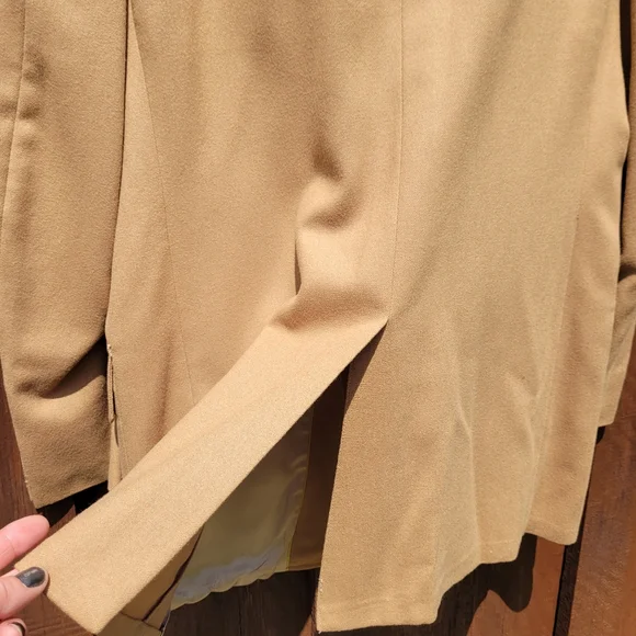 Men's Vintage Tan Wool Sportcoat Blazer Jacket - Picture 9 of 10
